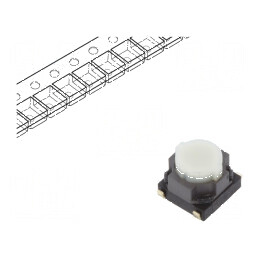Microîntrerupător TACT SPST 0,02A/15VDC SMT Poz: 2 | Electronic-mag.ro | Componente Electronice