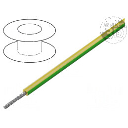 Cablu HELUTHERM 145 1x0,25mm² litat Cu galben-verde CPR Eca | Electronic-mag.ro | Componente Electronice