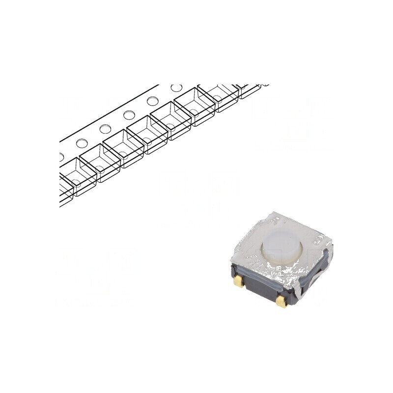 Microîntrerupător TACT SPST-NO 0,05A/32VDC SMT | Electronic-mag.ro | Componente Electronice