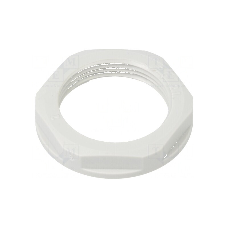 Piuliță PG21 36mm gri deschis pentru polistiren -20÷70°C Filet PG | Electronic-mag.ro | Componente Electronice Piuliță PG21 36mm gri deschis pentru polistiren -20÷70°C Filet PG | Electronic-mag.ro | Componente Electronice