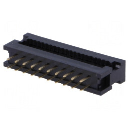 Conector IDC adaptor PIN 20 THT pentru cablu bandă 1,27mm | Electronic-mag.ro | Componente Electronice