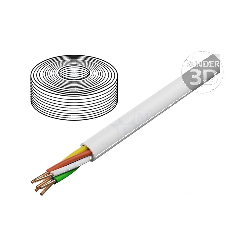Cablu YTDY 6x0,5mm rotund sârmă Cu PVC alb 0,5mm | Electronic-mag.ro | Componente Electronice Cablu YTDY 6x0,5mm rotund sârmă Cu PVC alb 0,5mm | Electronic-mag.ro | Componente Electronice