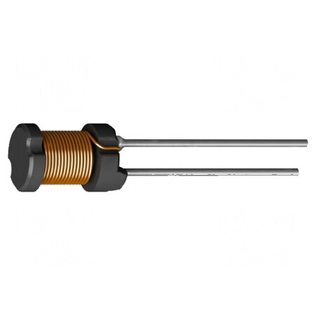 Inductor THT 820uH 0,24A 3,75Ω Ø7,5x5,2mm 10kHz ±10% | Electronic-mag.ro | Componente Electronice