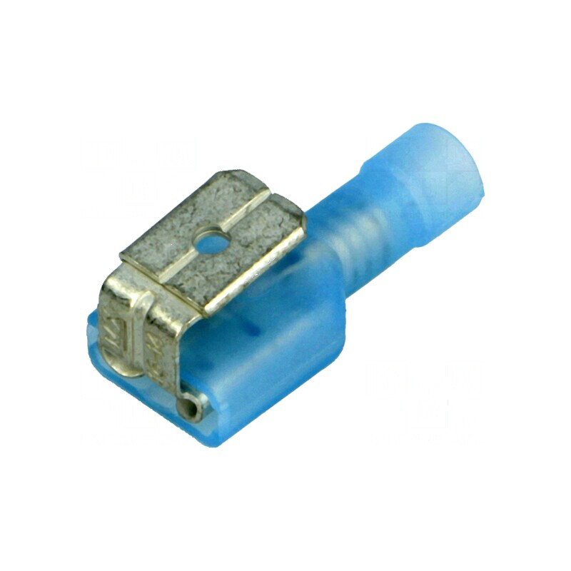 Terminal plat 6,35mm mamă 0,8mm 1,3÷2mm2 crimpat izolată | Electronic-mag.ro | Componente Electronice Terminal plat 6,35mm mamă 0,8mm 1,3÷2mm2 crimpat izolată | Electronic-mag.ro | Componente Electronice