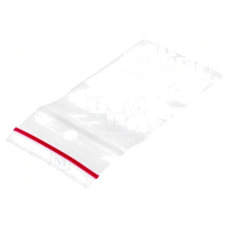 Pungă cu fermoar 60mm x 40mm 40um polietilenă | Electronic-mag.ro | Componente Electronice