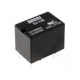 Releu electromagnetic SPDT 12VDC 3A | Electronic-mag.ro | Componente Electronice