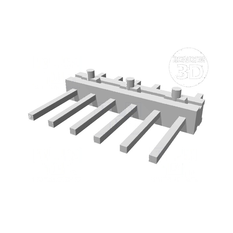 Conector AMPMODU MOD II tată 6 pini THT | Electronic-mag.ro | Componente Electronice Conector AMPMODU MOD II tată 6 pini THT | Electronic-mag.ro | Componente Electronice