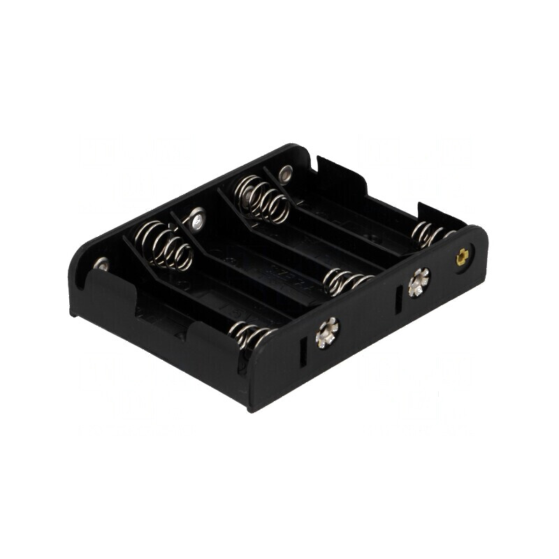 Suport baterii AA R6 tip 6F22 negru - 5 unități | Electronic-mag.ro | Componente Electronice Suport baterii AA R6 tip 6F22 negru - 5 unități | Electronic-mag.ro | Componente Electronice