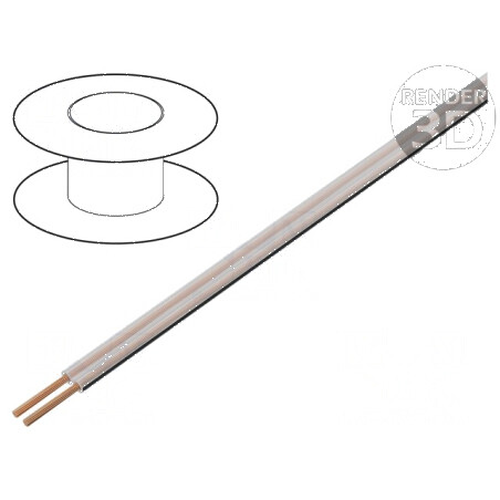 Cablu difuzor BiTsound® PGY-P TLGY 2x1mm² cupru litat | Electronic-mag.ro | Componente Electronice