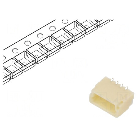 Conector cablu-placă soclu tată SH,SR 1mm PIN 4 SMT 50V 1A | Electronic-mag.ro | Componente Electronice