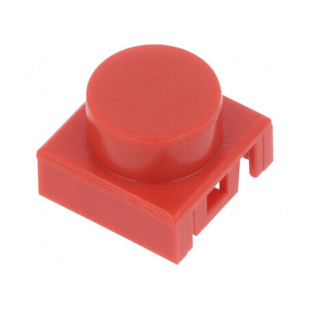 Tastă roșie Ø8mm pentru dispozitive electronice | Electronic-mag.ro | Componente Electronice