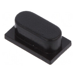 Tastă neagră 8,5x3,8mm | Electronic-mag.ro | Componente Electronice