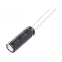 Supercondensator THT 5F 2.8V 24mm Ø8mm -40°C la +65°C | Electronic-mag.ro | Componente Electronice