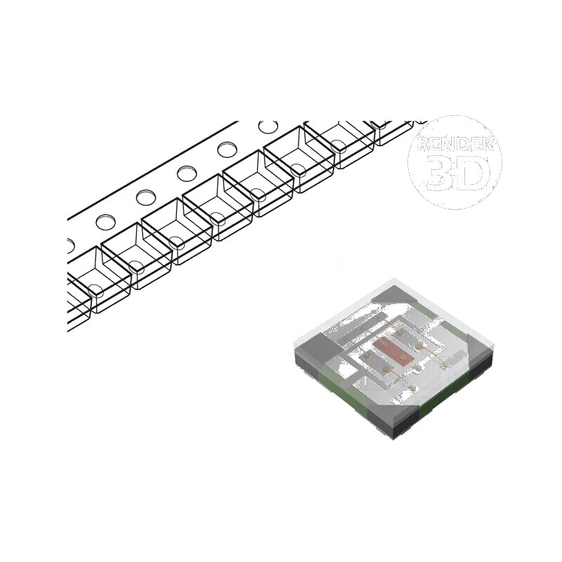 LED SMD 0404 RGB 1x1mm 120° 1,95V 25mA | Electronic-mag.ro | Componente Electronice LED SMD 0404 RGB 1x1mm 120° 1,95V 25mA | Electronic-mag.ro | Componente Electronice