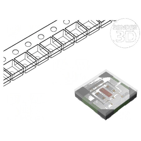 LED SMD 0404 RGB 1x1mm 120° 1,95V 25mA | Electronic-mag.ro | Componente Electronice