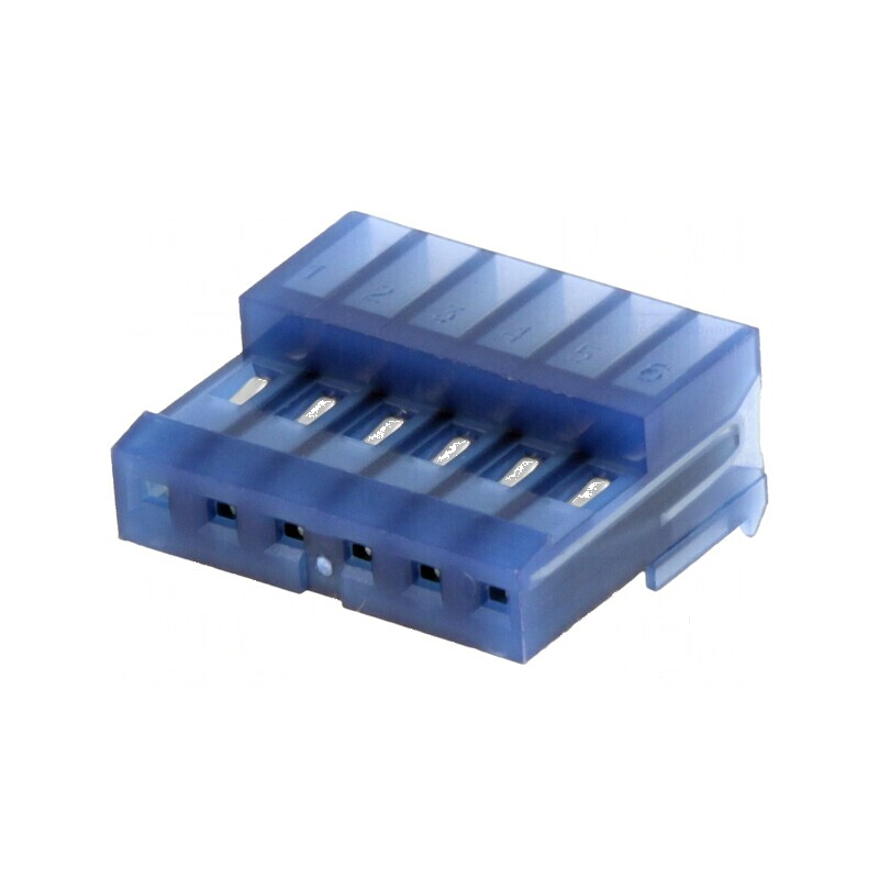 Conector cablu-placă mufă mamă PIN 6 2,54mm IDC | Electronic-mag.ro | Componente Electronice