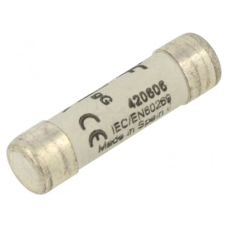 Siguranţă gG 6A 400VAC 8x31mm | Electronic-mag.ro | Componente Electronice