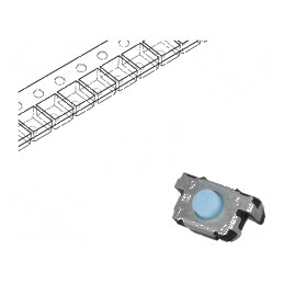 Microîntrerupător TACT SPST 0,02A 12VDC SMT 3,5mm | Electronic-mag.ro | Componente Electronice