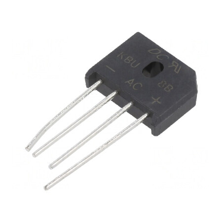 Punte Redresoare Monofazată Urmax 100V 8A 175A | Electronic-mag.ro | Componente Electronice