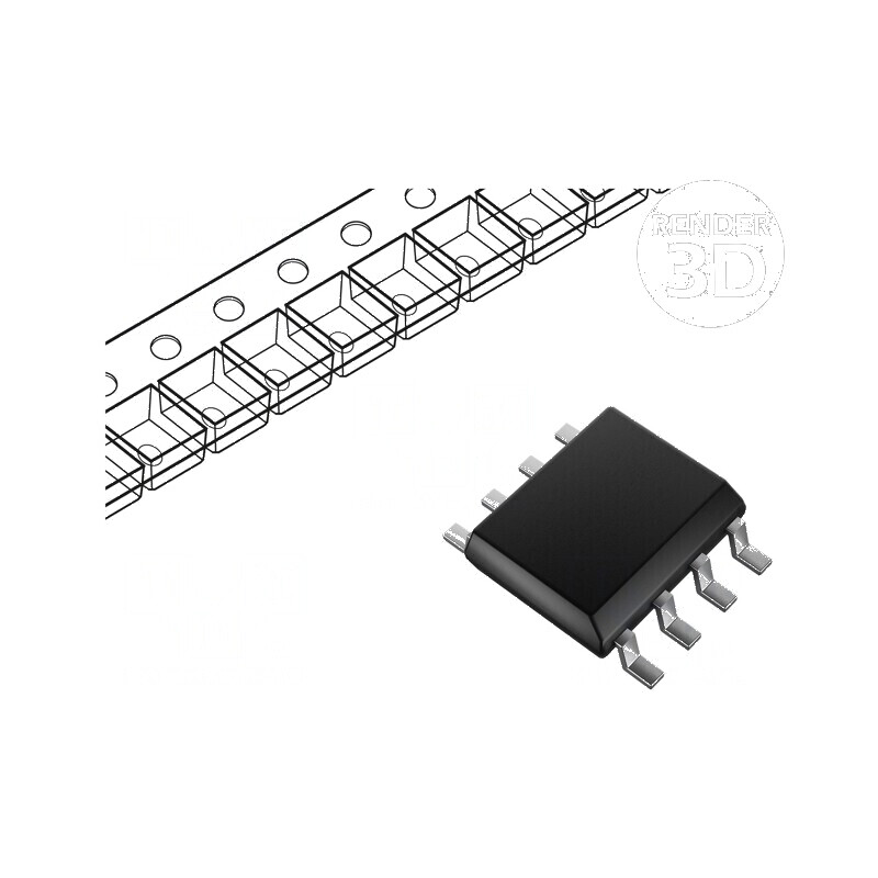 Memorie FLASH 512kb Dual-Output SPI 104MHz | Electronic-mag.ro | Componente Electronice