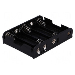 Suport AA R6 5 urechi lipire neagră | Electronic-mag.ro | Componente Electronice
