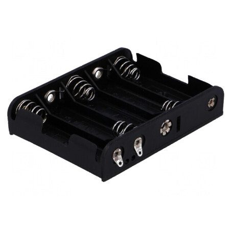 Suport AA R6 5 urechi lipire neagră | Electronic-mag.ro | Componente Electronice
