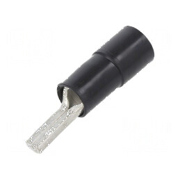 Vârf tip ac Ø 4,3mm 10mm² crimpat pe cablu izolată cositorit | Electronic-mag.ro | Componente Electronice