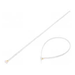 Colier de strângere poliamidă 360mm 6,1mm 490N naturală | Electronic-mag.ro | Componente Electronice