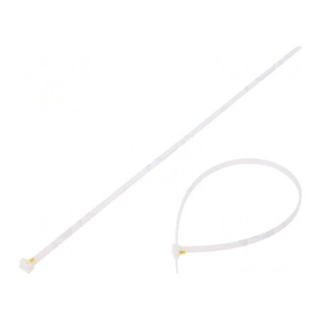 Colier de strângere poliamidă 360mm 6,1mm 490N naturală | Electronic-mag.ro | Componente Electronice