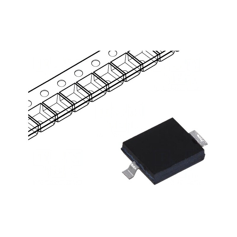 Fotodiodă SMD 880nm 60° 150mW 2nA neagră | Electronic-mag.ro | Componente Electronice