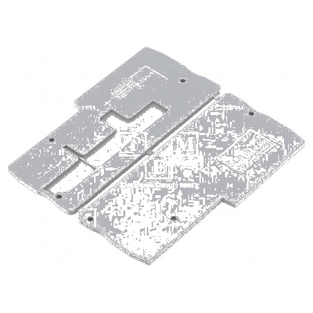 Capac final gri 2,2mm x 33,8mm x 74,4mm | Electronic-mag.ro | Componente Electronice