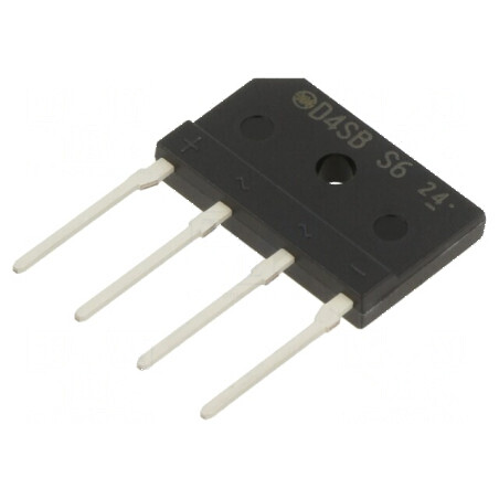 Punte redresoare monofazată Urmax 60V 4A 60A plată 3S | Electronic-mag.ro | Componente Electronice