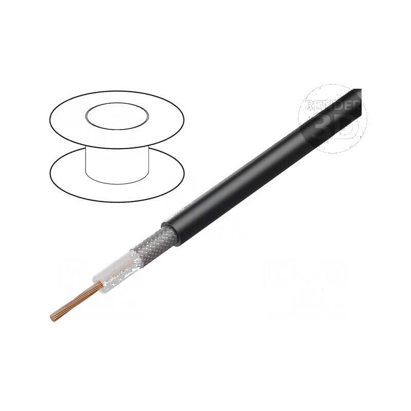 Cablu coaxial RG174A/U litat CCA PVC negru 2,8mm CPR Eca | Electronic-mag.ro | Componente Electronice Cablu coaxial RG174A/U litat CCA PVC negru 2,8mm CPR Eca | Electronic-mag.ro | Componente Electronice