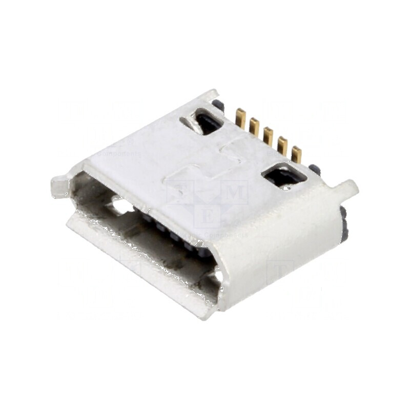 Conector USB B Micro Soclu SMT 5 PIN Vertical USB 2.0 1,8A | Electronic-mag.ro | Componente Electronice Conector USB B Micro Soclu SMT 5 PIN Vertical USB 2.0 1,8A | Electronic-mag.ro | Componente Electronice