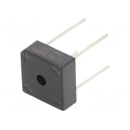 Punte redresoare monofazat Urmax 200V 10A 175A THT | Electronic-mag.ro | Componente Electronice