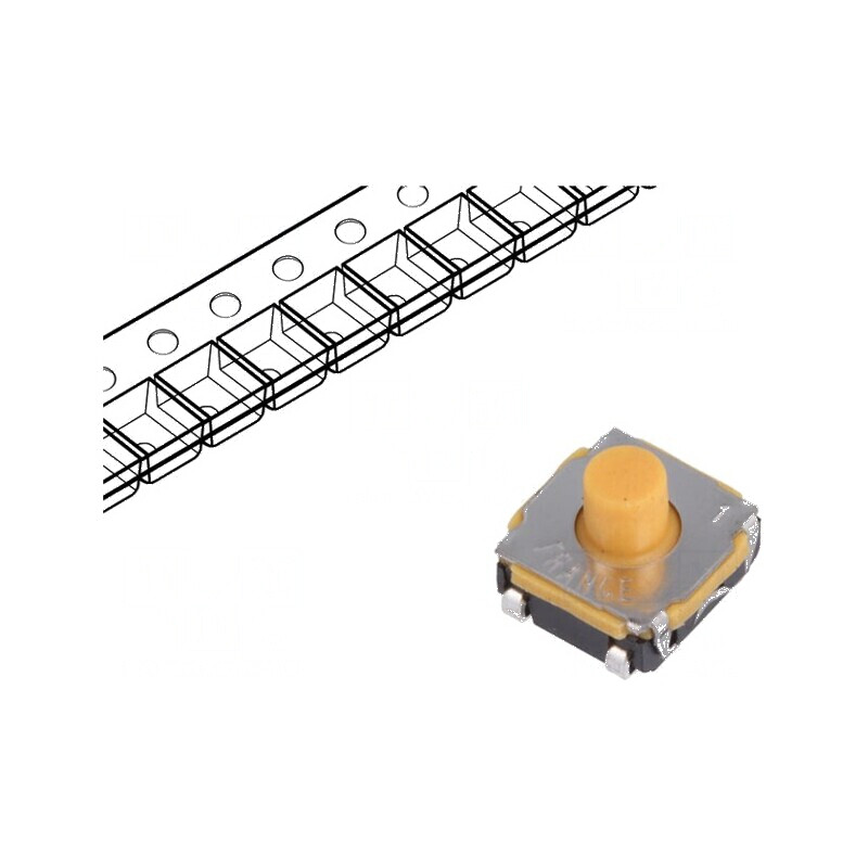 Microîntrerupător TACT SPST-NO 0,05A/32VDC SMT | Electronic-mag.ro | Componente Electronice Microîntrerupător TACT SPST-NO 0,05A/32VDC SMT | Electronic-mag.ro | Componente Electronice