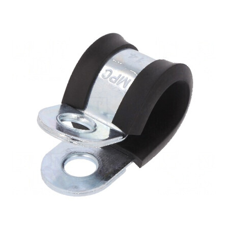 Clipsuri Øbuclă 14mm W 20mm Oţel cu Protecţie EPDM | Electronic-mag.ro | Componente Electronice