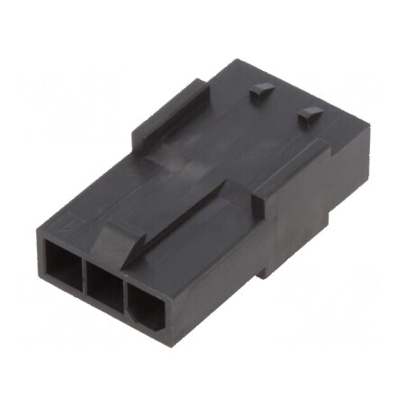 Conector cablu-cablu Mini-Fit Sigma mufă tată PIN 3 4,2mm | Electronic-mag.ro | Componente Electronice