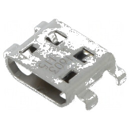 Conector USB B Micro Soclu PCB SMT 5 PIN Orizontale | Electronic-mag.ro | Componente Electronice