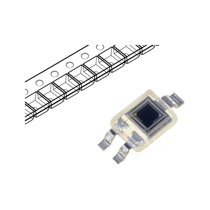 Fotodiodă IR PIN DIL SMD 850nm 380-1100nm 1nA 120mW | Electronic-mag.ro | Componente Electronice