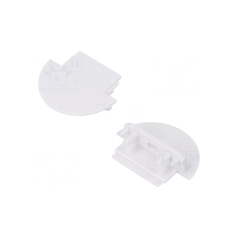 Obturator LED profil alb 2 buc ABS cu orificiu GROOVE14 | Electronic-mag.ro | Componente Electronice Obturator LED profil alb 2 buc ABS cu orificiu GROOVE14 | Electronic-mag.ro | Componente Electronice