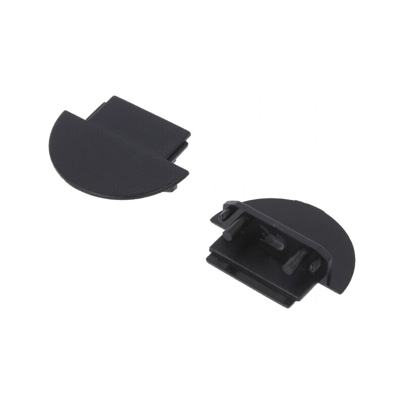 Obturator LED profil negru 2 buc ABS cu orificiu | Electronic-mag.ro | Componente Electronice Obturator LED profil negru 2 buc ABS cu orificiu | Electronic-mag.ro | Componente Electronice