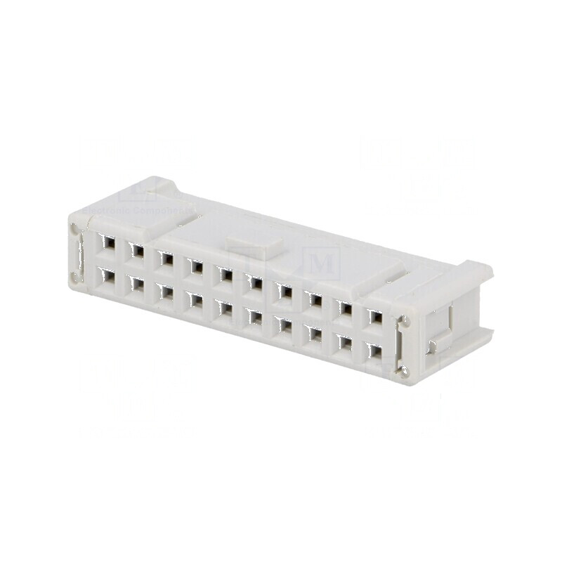 Conector IDC mufă mamă 20 PIN pentru cablu-bandă 1,27mm | Electronic-mag.ro | Componente Electronice Conector IDC mufă mamă 20 PIN pentru cablu-bandă 1,27mm | Electronic-mag.ro | Componente Electronice