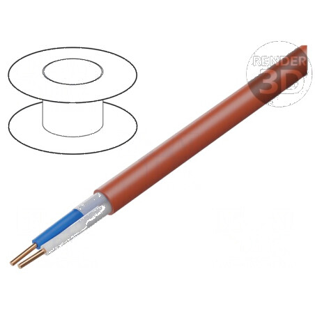 Cablu de control HTKSH 1x2x0,8mm LSZH Cu | Electronic-mag.ro | Componente Electronice
