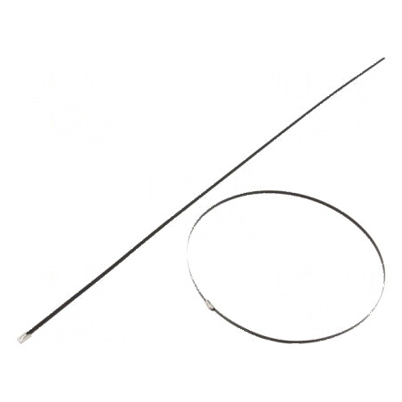 Colier de strângere oțel inoxidabil AISI 304, 680mm x 4,6mm | Electronic-mag.ro | Componente Electronice