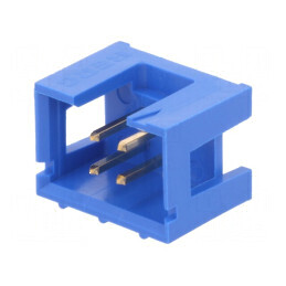 Conector IDC soclu tată 4 PIN THT aurit 2,54mm Quickie | Electronic-mag.ro | Componente Electronice