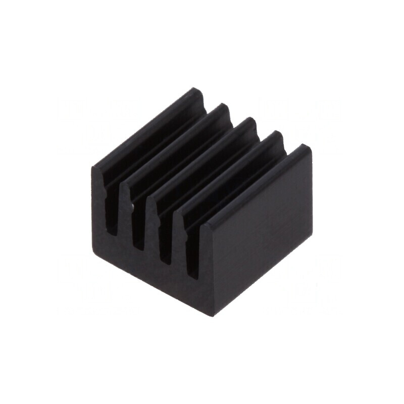 Radiator aluminiu extrudat negru 8mm x 8mm x 6mm 74K/W | Electronic-mag.ro | Componente Electronice Radiator aluminiu extrudat negru 8mm x 8mm x 6mm 74K/W | Electronic-mag.ro | Componente Electronice