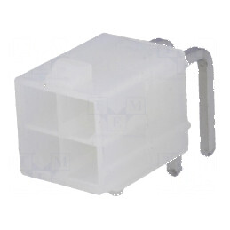 Conector cablu-placă soclu tată Mini-Fit Jr 4,2mm PIN 4 THT | Electronic-mag.ro | Componente Electronice