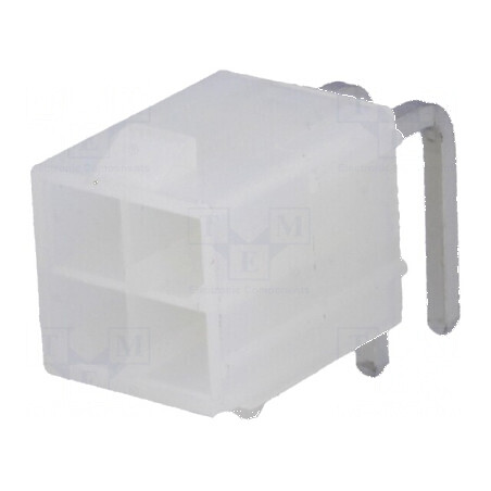 Conector cablu-placă soclu tată Mini-Fit Jr 4,2mm PIN 4 THT | Electronic-mag.ro | Componente Electronice