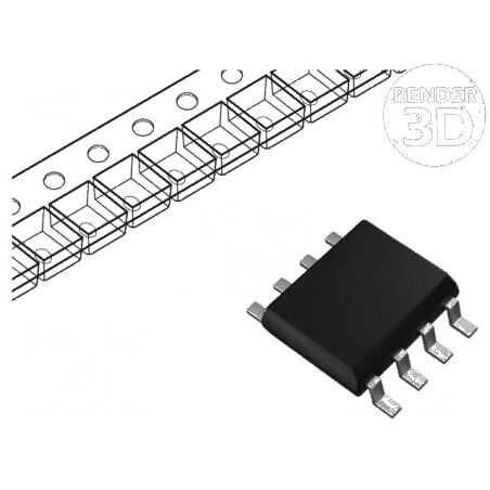 Memorie FLASH 8Mb SPI 1Mx8bit 108MHz SOP8 | Electronic-mag.ro | Componente Electronice